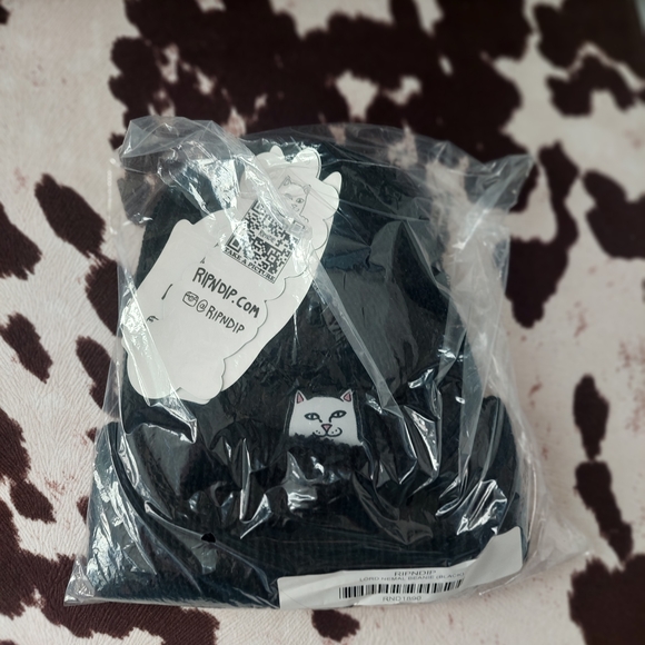 Ripndip Bundle - Tie Dye Tee, NWT Beanie & Sticker Pack - Picture 2 of 6